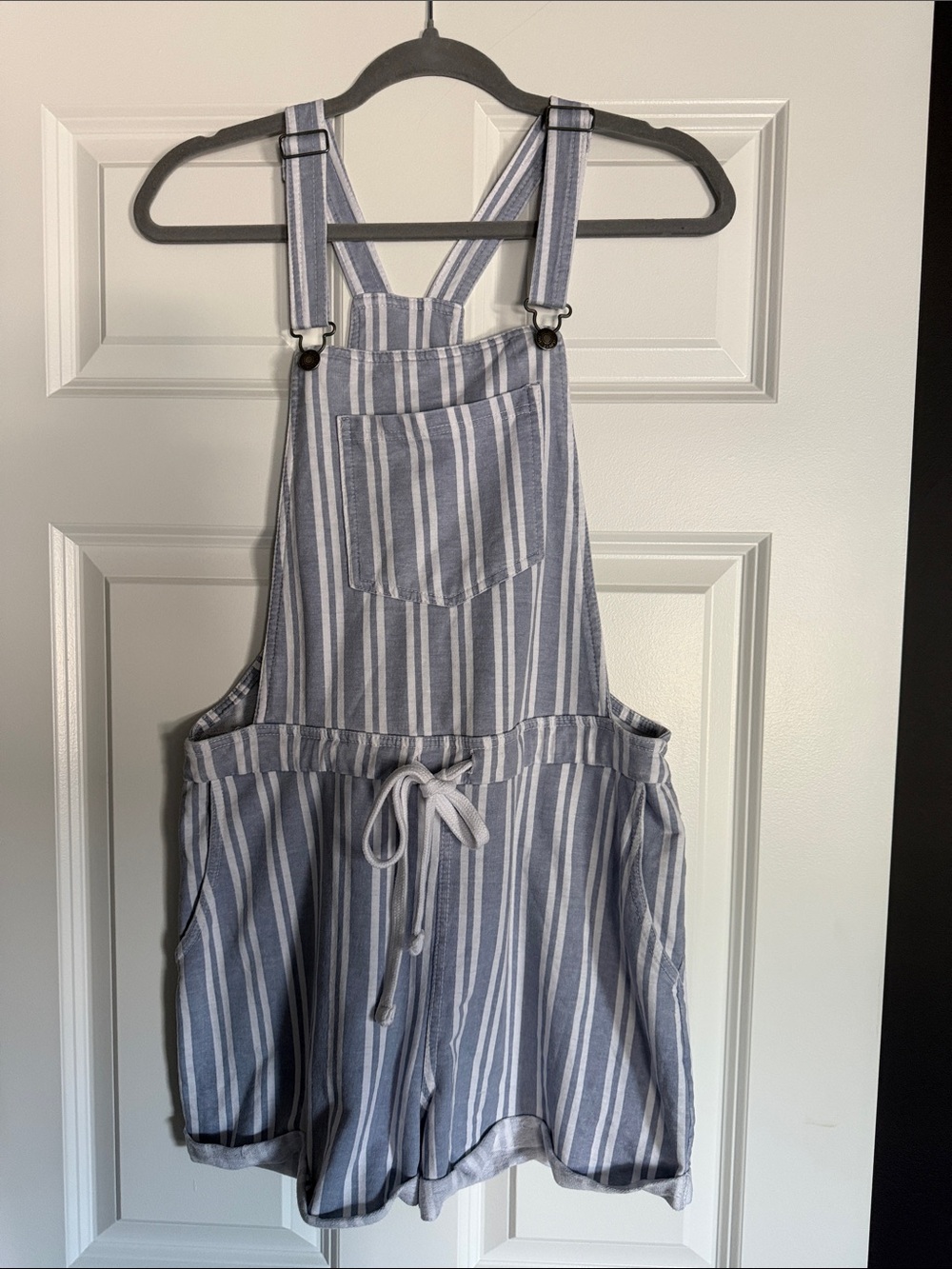 Striped Overalls